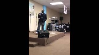 Pastor C.t. Kirk ministering "Keep Pounding"