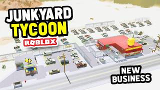 Building a HUGE JUNKYARD to Sell SCRAP METAL in Roblox Junkyard Tycoon