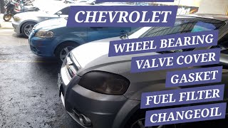 Kolokoy Garage/PMS OF CHEVROLET AVEO LT/ REPLACE WHEEL BEARING & VALVE COVER GASKET #chevrolet