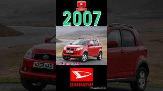 Evolution of Daihatsu Terios (1997-2023) #daihatsuterios