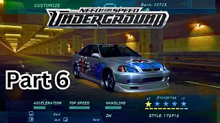 NFS Underground Definitive Edition - (Full Game play & Walk Through) (Part6) 4K 60FPS