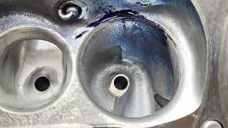 12. Chevy 193 TBI Swirl port cylinder head, 13th cut, the forbidden chamber cut! Winner or loser?