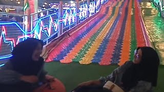 Sensasi Menegangkan di Rainbow Slide || Ngakak Campur Takut