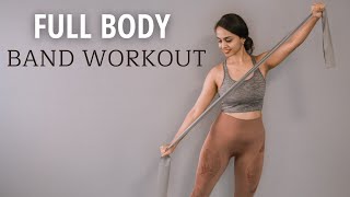 Resistance Band Workout  | FULL BODY TONING - Beginner Level