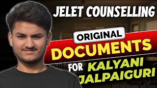 JELET : Kalyani and Jalpaiguri Govt. Engg. College Documents Required | JELET 2024 | Important Docs.