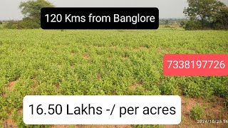 4 acres agriculture land for sale( 7338197726) 120 kms from banglore