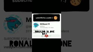 Mr beast vs ronaldo 💀🔥