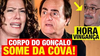 A FAVORITA - Corpo de Gonçalo SOME DA COVA! Gonçalo VOLTA E DESMASCARA Flora! Resumo capítulo hoje