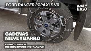 FORD RANGER XLS V6 + CADENAS PARA NIEVE Y BARRO -  Facym