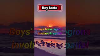 Boys' brain regions involved in spatial tasks mature earlier.#motivation #facts #quotes #Boy #shorts