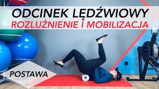 Ćwiczenia na ostry ból w odcinku lędźwiowym, dyskopatia, rwa kulszowa - trening z rollerem