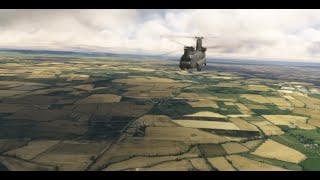 CHINOOK DOOR & RAMP TAKEOFF POV RAF LEEMING