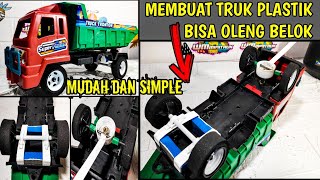 CARA MODIF TRUK PLASTIK BISA OLENG BISA BELOK