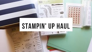 STAMPIN' UP DESIGNER TIN OF CARDS & MORE ~ HAUL