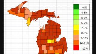 Michigan Unemployment By County October 2013