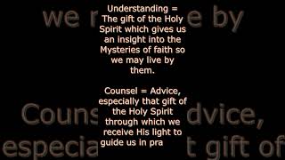 wisdom, understanding, & counsel