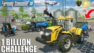 I CREATED the PERFECT SILAGE BALER COMBO in FS22 | 1 BILLION Challenge | Farming Simulator 22