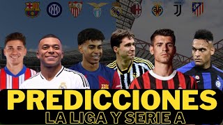 MI PREDICCIÓN de LA LIGA EA SPORTS y LA SERIE A 2024-2025 | ¿REAL MADRID CAMPEÓN? ¿MILÁN o INTER?