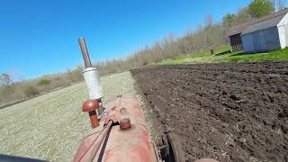 farmall m and 2 bottom plow