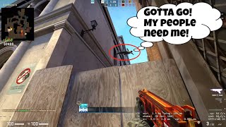 MAG-7 sending a terrorist to outer space (CSGO physics!)