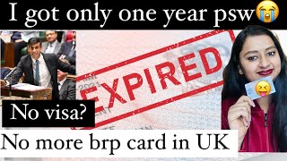 I got only one year visa😳No more brp in what to do now?🇬🇧#uk #uknews #ukworkvisa #lifeinuk