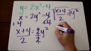 Writing Quadratic Inverses Tutorial