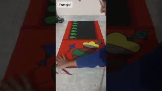 makar Sankranti special rangoli #rangoli#rangolidesigns #youtubeshorts #shortvideo #makarsankranti 🪁