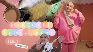 BABYZIMMER MAKEOVER I Teil1 | Wandfarbe, Schrank,..  JOOM Haul | Hijabflowers