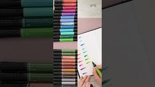 Colour Swatches with Faber-Castell Pitt Artist Pen Dual Marker