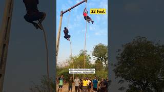 ફોરેસ્ટ બીટ ગાર્ડની પરીક્ષા | રસ્સા ચઢ 🦁Forest Guard Rope Climbing 🦁🏃🏻‍♂️ફોરેસ્ટ #police #forest