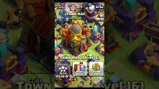 #townhall16 #clashofclans #shorts NEW TOWNHALL 16 IS HERE 🎈