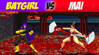 Mugen 2023 Batgirl vs Mai Shiranui Ikemen Project