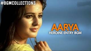 Aarya heroine entry BGM l DSP l Allu arjun l