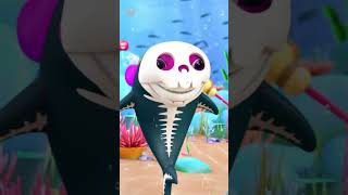 Halloween Baby Shark Song, বাংলা ছড়া  #short #sharks #spookycartoon #kidsvideos #ytshorts