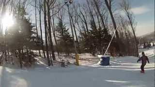 Glen Eden Kelso Terrain Park Snowboarding GoPro February 2013