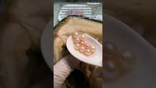 How pearls are extracted from oysters #pearl #chemisphere #shorts