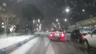 NIGHT DRIVE : SLIPPERY ROAD DRIVING (FROM MASHHAD INTL AIRPORT TO EMAM REZA HOLYSHRINE )