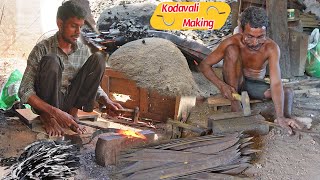 How to make Iron HOOK TALWAR In Street Manufacture Perfect Metal Curved / Small Scale Industry