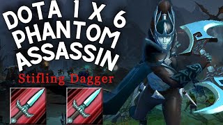 Phantom Assassin через Stifling Dagger кортик фантомка душит обезьяну / DOTA 1x6 / Дота 2