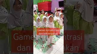 Games konsentrasi dan kekompakan, RA Banat, B1 Halfday, kegiatan main, games seru, PAUD #shorts