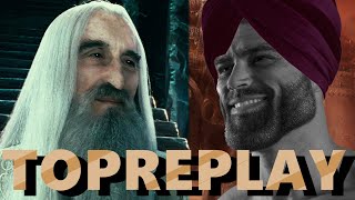 #TOPREPLAYS : НИ СЕКУНДЫ БЕЗ БОЯ! Изенгард против Харада | 1vs1 | Ennorath mod