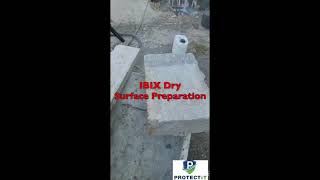 Blasting with IBIX Dry - Surface Preparation on Concrete