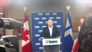 Doug Ford Addresses Allegations His Brother Smokes Crack Cocaine