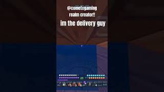 @cometxgaming realm owner POV:you're the delivery guy in minecraft