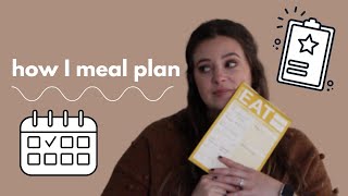 CAN YOU MEAL PLAN WHILE EATING INTUITIVELY? | How I Meal Plan