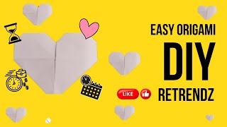 How to Make paper heart - DIY | Easy Origami Step-by-Step Instructions