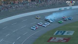 REPLAY OF LAST LAP CRASH - 2023 AG-PRO 300 NASCAR XFINITY SERIES AT TALLADEGA