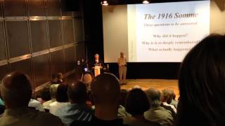 THE SOMME, 1916 Presentation - Edward Roberts introduces Ma