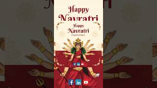 Happy Navratri YouTube ▶️🚩 #shorts