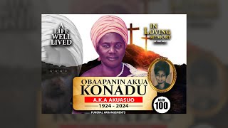 FINAL FUNERAL RITES OF  THE LATE OBAAPANIN AKUA KONADU // DAY 1